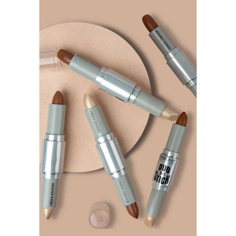 Duo Stick 2 In 1 Contour & Highlighter, Crease Resistant, Long Wear
