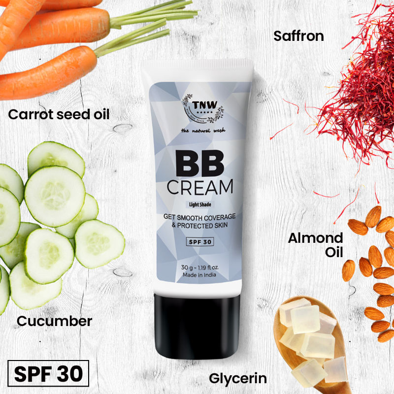 BB Cream With SPF 30 Sun Protection Gives Instant Fairness - Light Shade 01