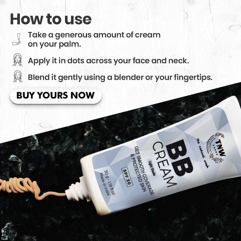 BB Cream With SPF 30 Sun Protection Gives Instant Fairness - Light Shade 01