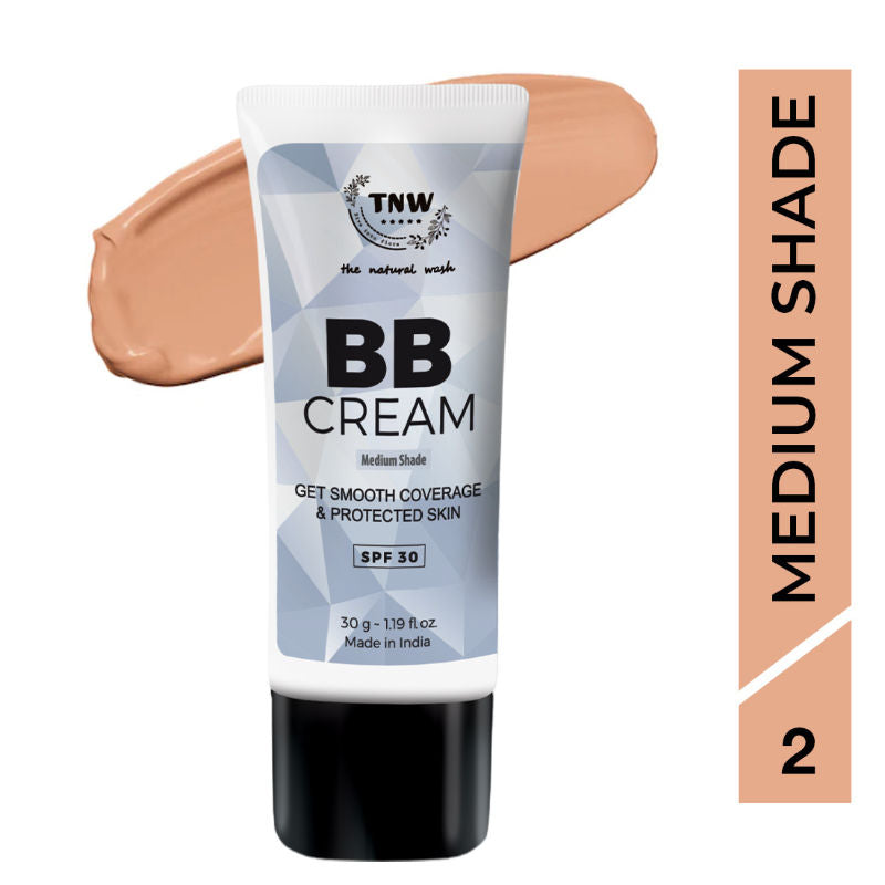 BB Cream Medium Coverage with SPF 30 Sun Protection - 02 Medium Shade