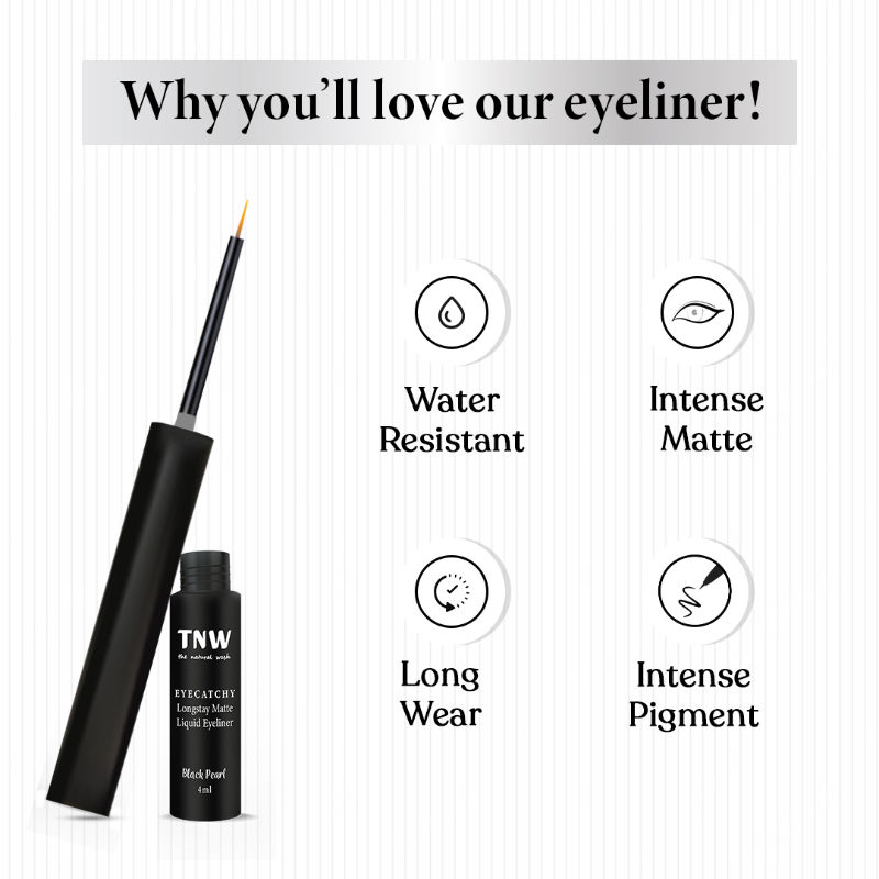 Smudgeproof Eyecatchy Matte Liquid Eyeliner