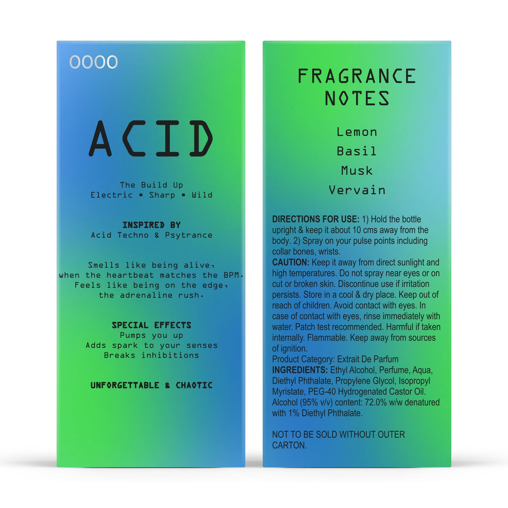 Acid Perfume Intense Long Lasting Fragrance