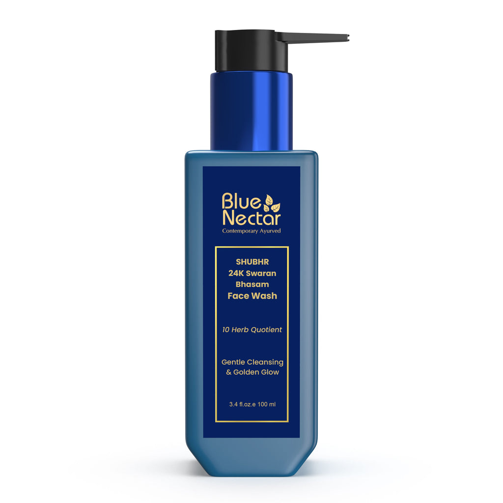 24K Gold Swaran Bhasam Face Wash Ayurvedic Cleanser - 100ml