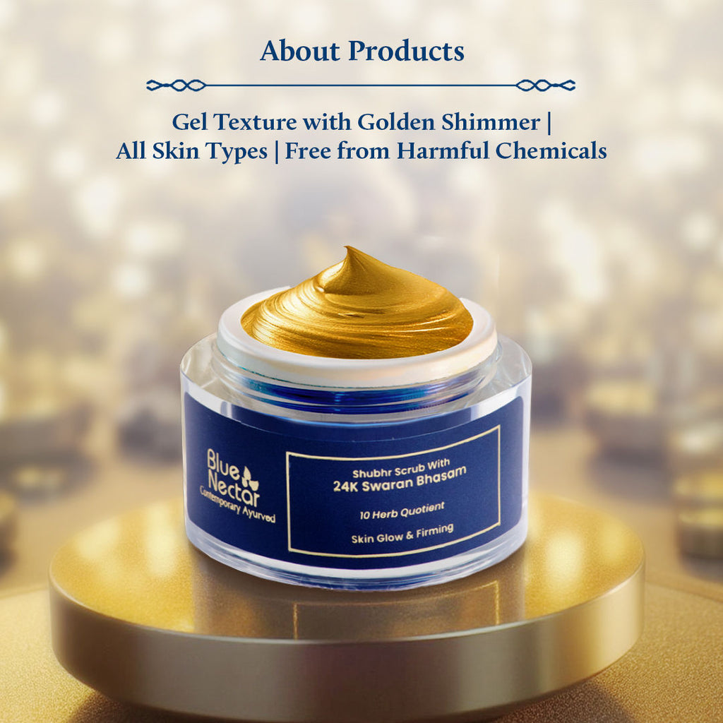 Shubhr Face Scrub with 24K Gold Swaran Bhasam