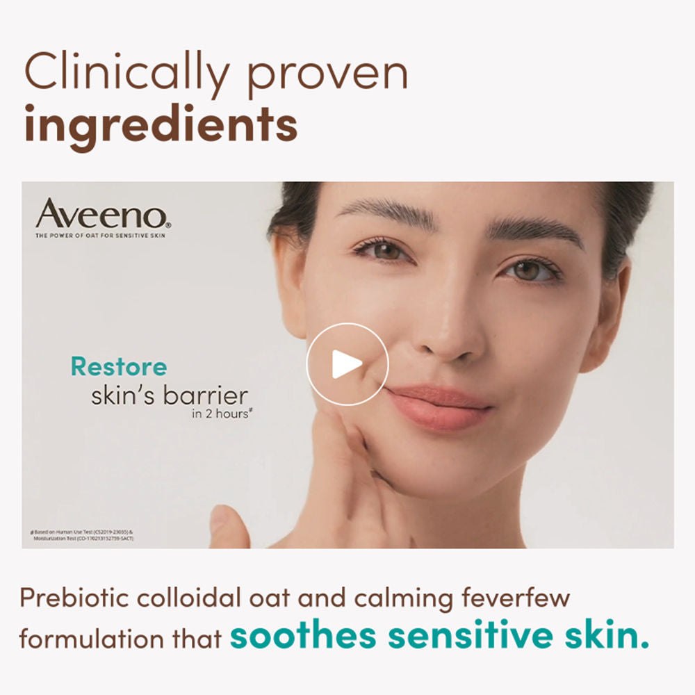 Calm + Restore Oat Gel Face Moisturizer Normal Dry Sensitive Skin Dermat Recommended