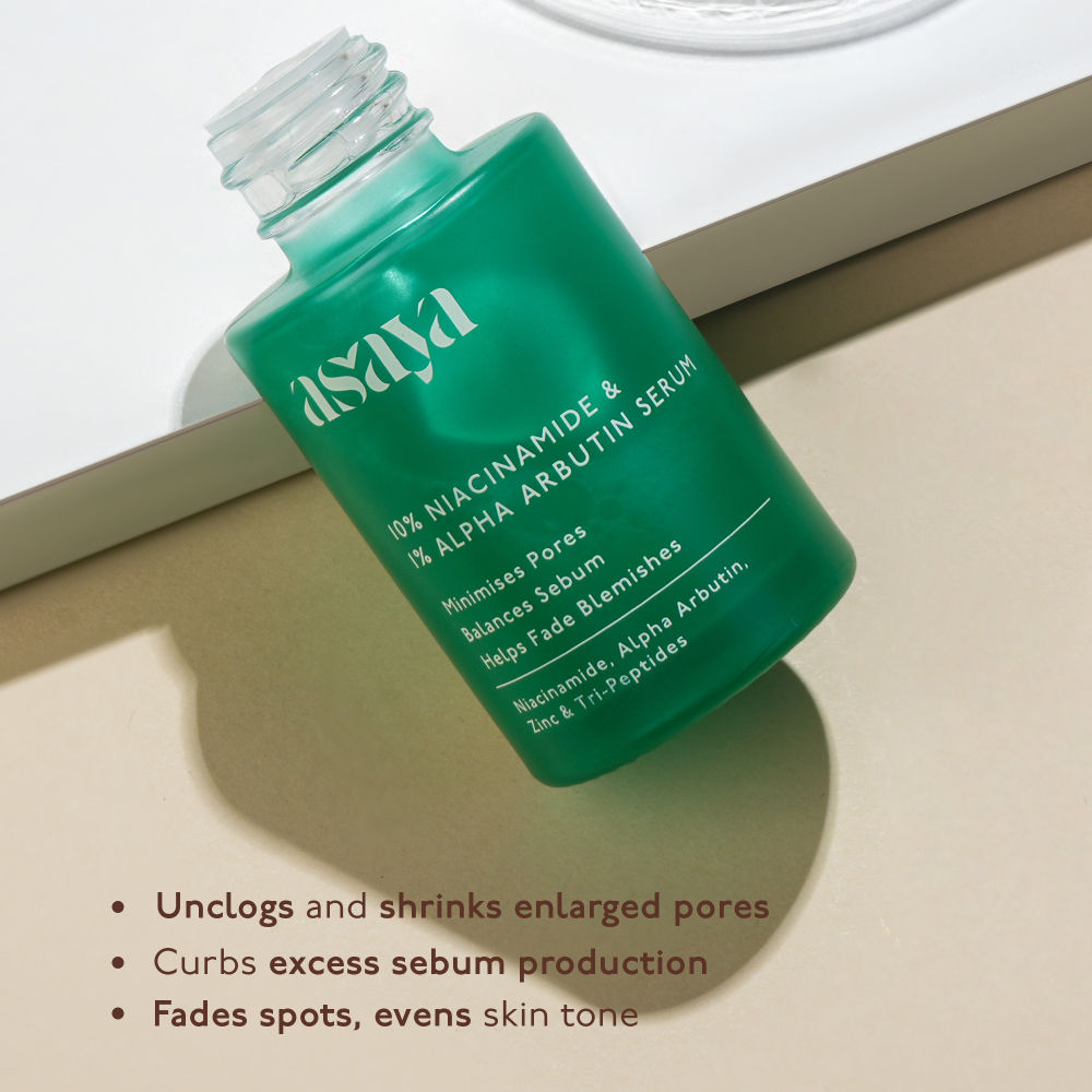 10% Niacinamide Face Serum with Alpha Arbutin & Zinc PCA for Acne Marks Dark Spots & Even Tone