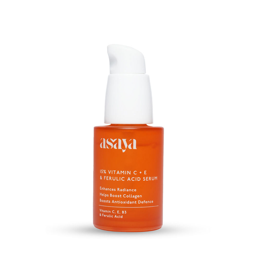 15% Vitamin C + E Serum For Face With Ferulic Acid Lightweight Face Serum For Glowing Skin