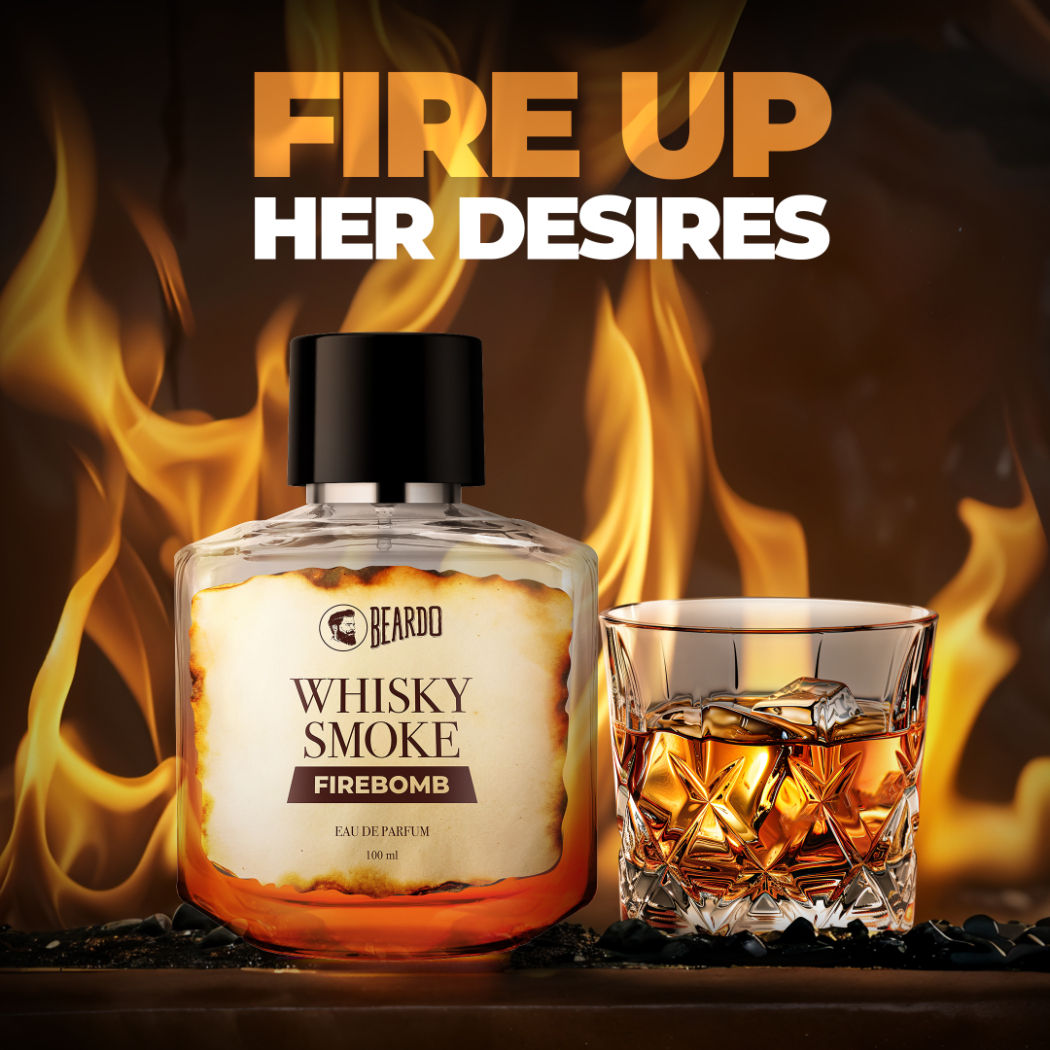 Whisky Smoke Firebomb Strong & Long Lasting Eau De Parfum
