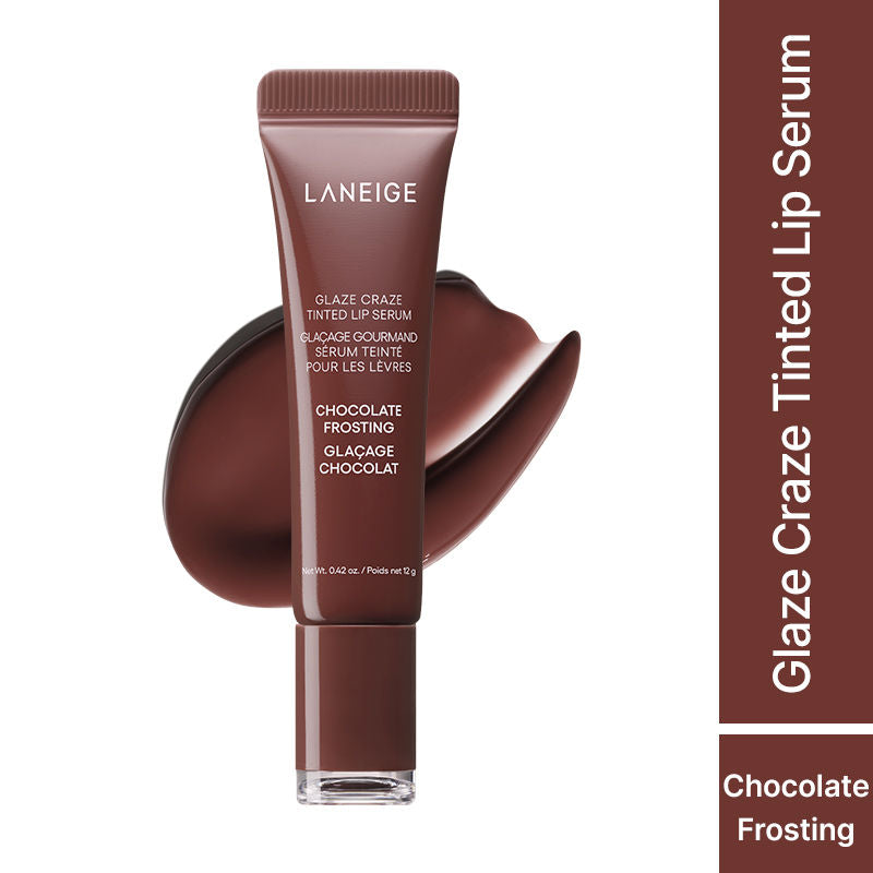 Glaze Craze Tinted Lip Serum - Chocolate Frosting