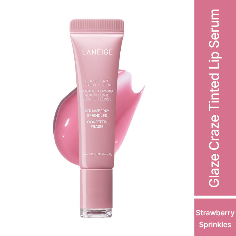 Glaze Craze Tinted Lip Serum - Strawberry Sprinkles