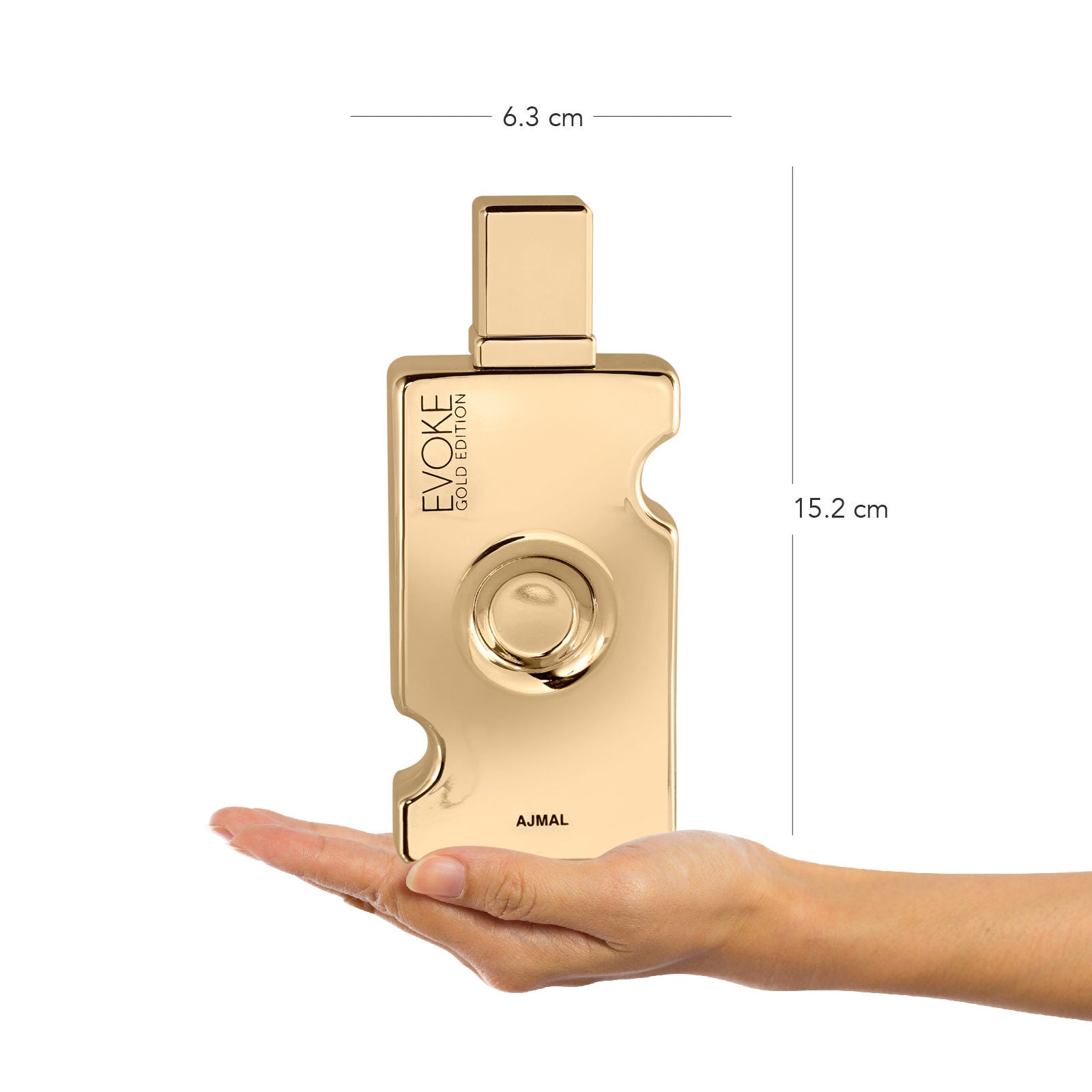 Ajmal Evoke Gold Edition Eau De Parfum for Women - Floral Woody Musky Long-Lasting Perfume
