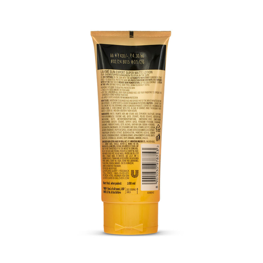 Sun Expert SPF 24 PA++ Ultra Matte Lotion Sunscreen