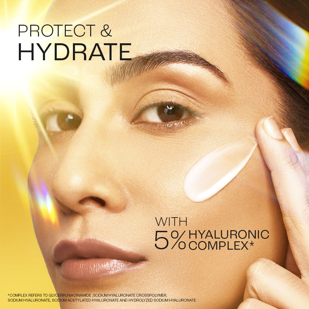 5% Hyaluronic Water-Light Sunscreen Gel SPF 50 Pa++++ For Oily Skin, Plump & Hydrated Skin