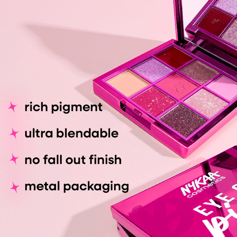 Nykaa 9 in 1 Highly Blendable Multi Texture Eyeshadow Palette