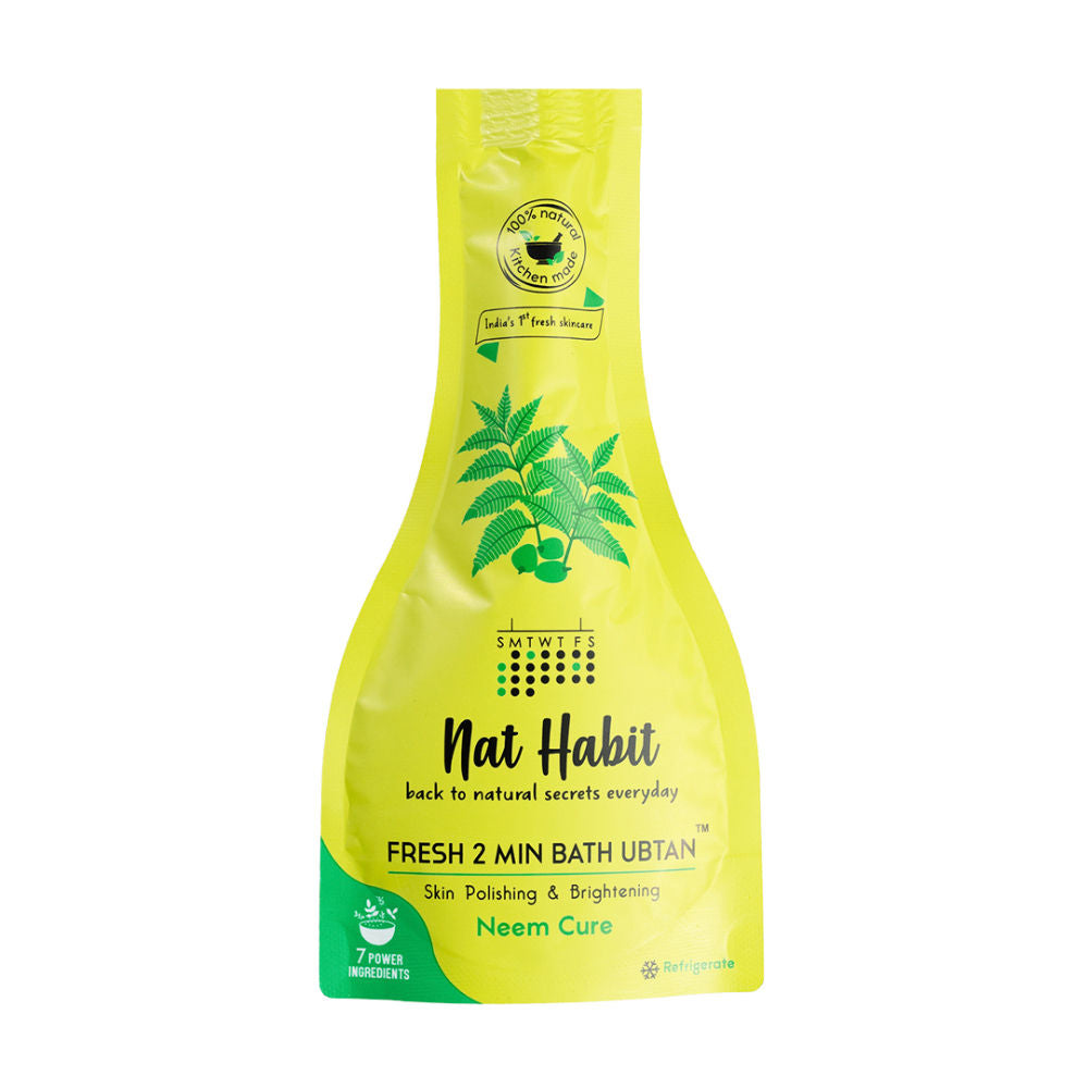 Fresh Neem Cure Bath Ubtan 2 Minute Body Scrub