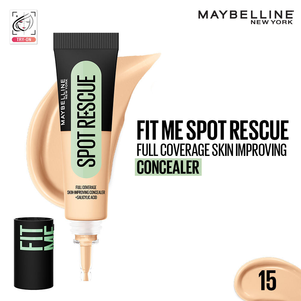 Fit Me Spot Rescue Full Coverage Concealer, Fades Spots, Minimizes Pimples