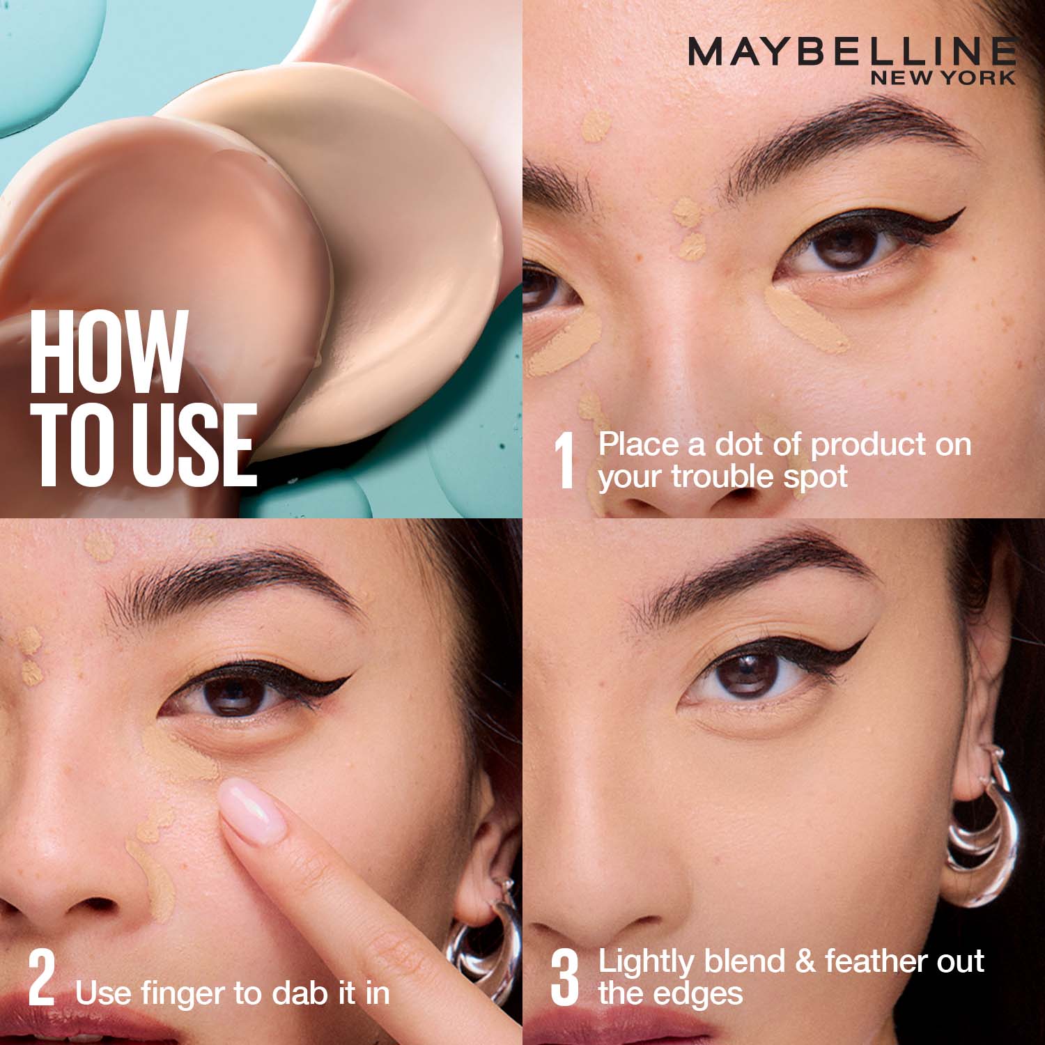Fit Me Spot Rescue Full Coverage Concealer, Fades Spots, Minimizes Pimples