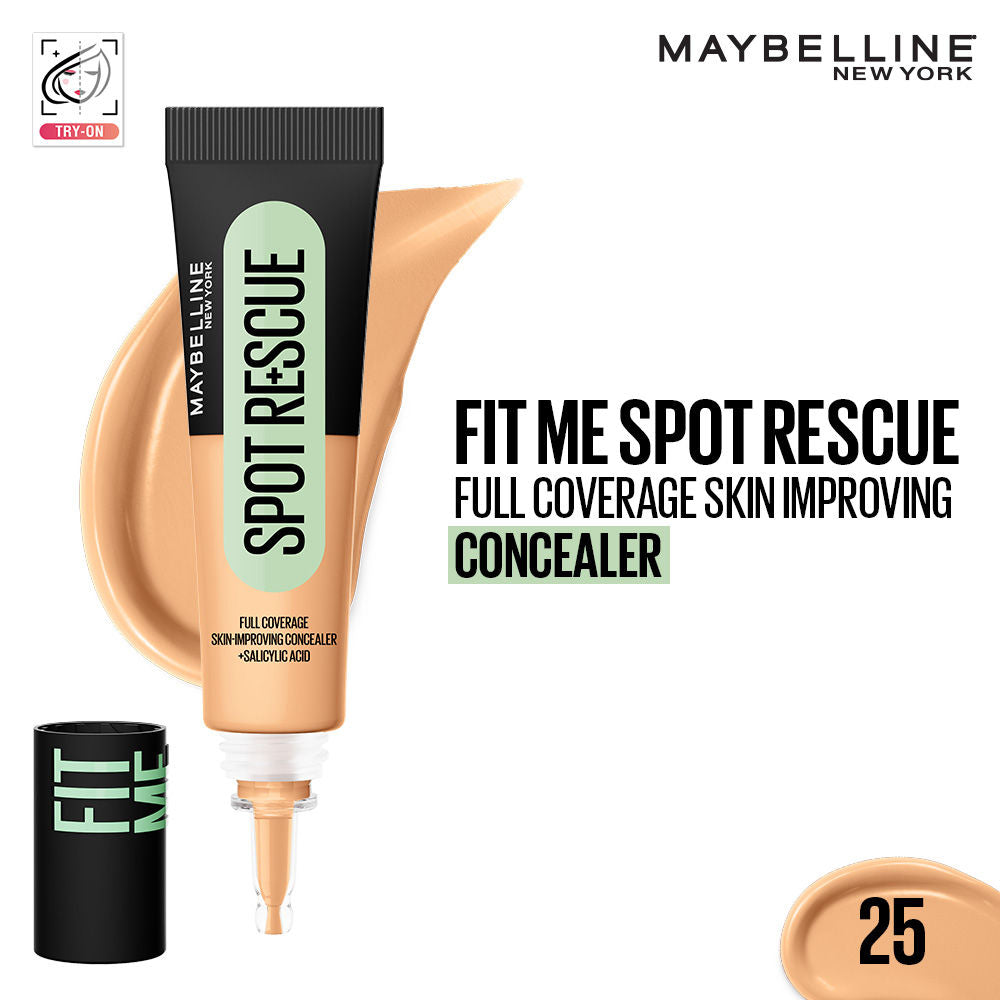 Fit Me Spot Rescue Full Coverage Concealer, Fades Spots, Minimizes Pimples - 25