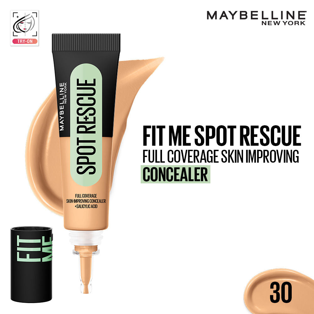 Fit Me Spot Rescue Full Coverage Concealer, Fades Spots, Minimizes Pimples - 30