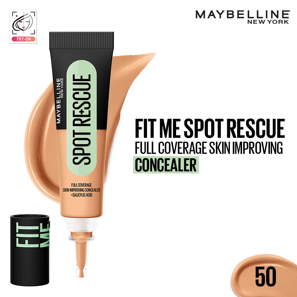 Fit Me Spot Rescue Full Coverage Concealer, Fades Spots, Minimizes Pimples - 50