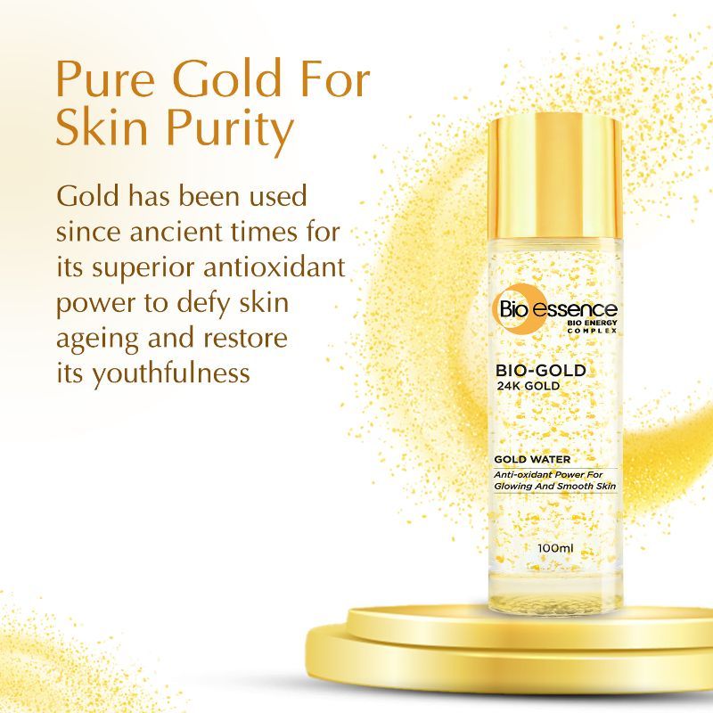 24K Gold Toner, Pore Tightening, Hyaluronic Acid, Niacinamide & Peptides