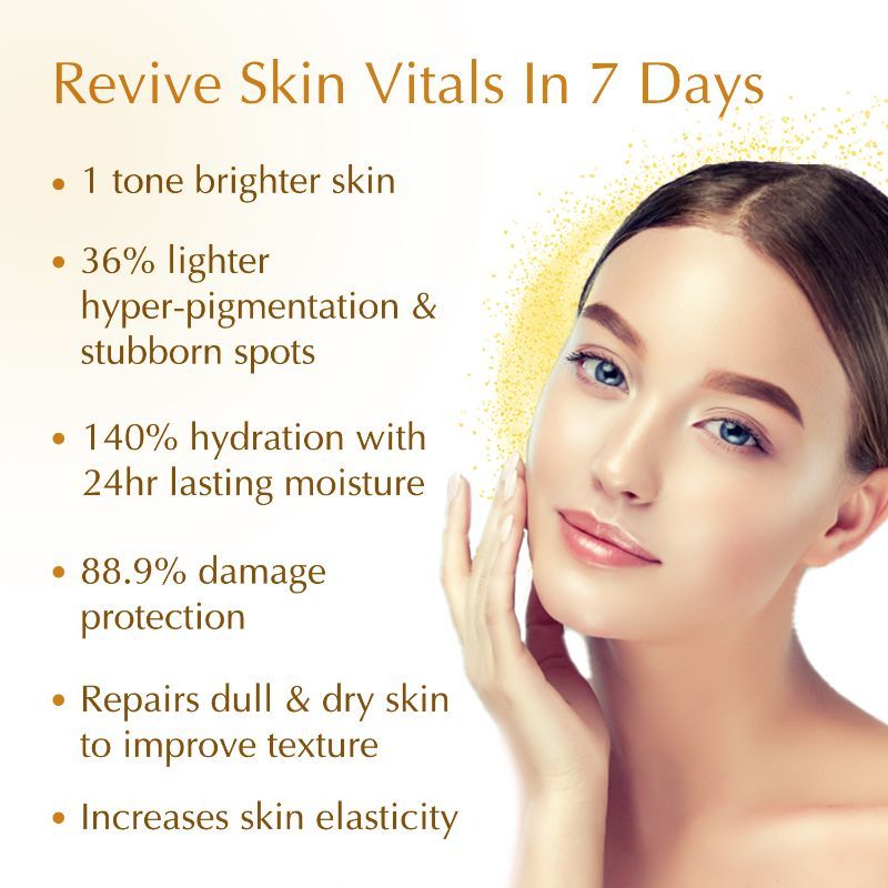 24K Gold Skin Elixir, Vitamin C Face Serum, Moroccan Argan Oil & Hyaluronic Acid