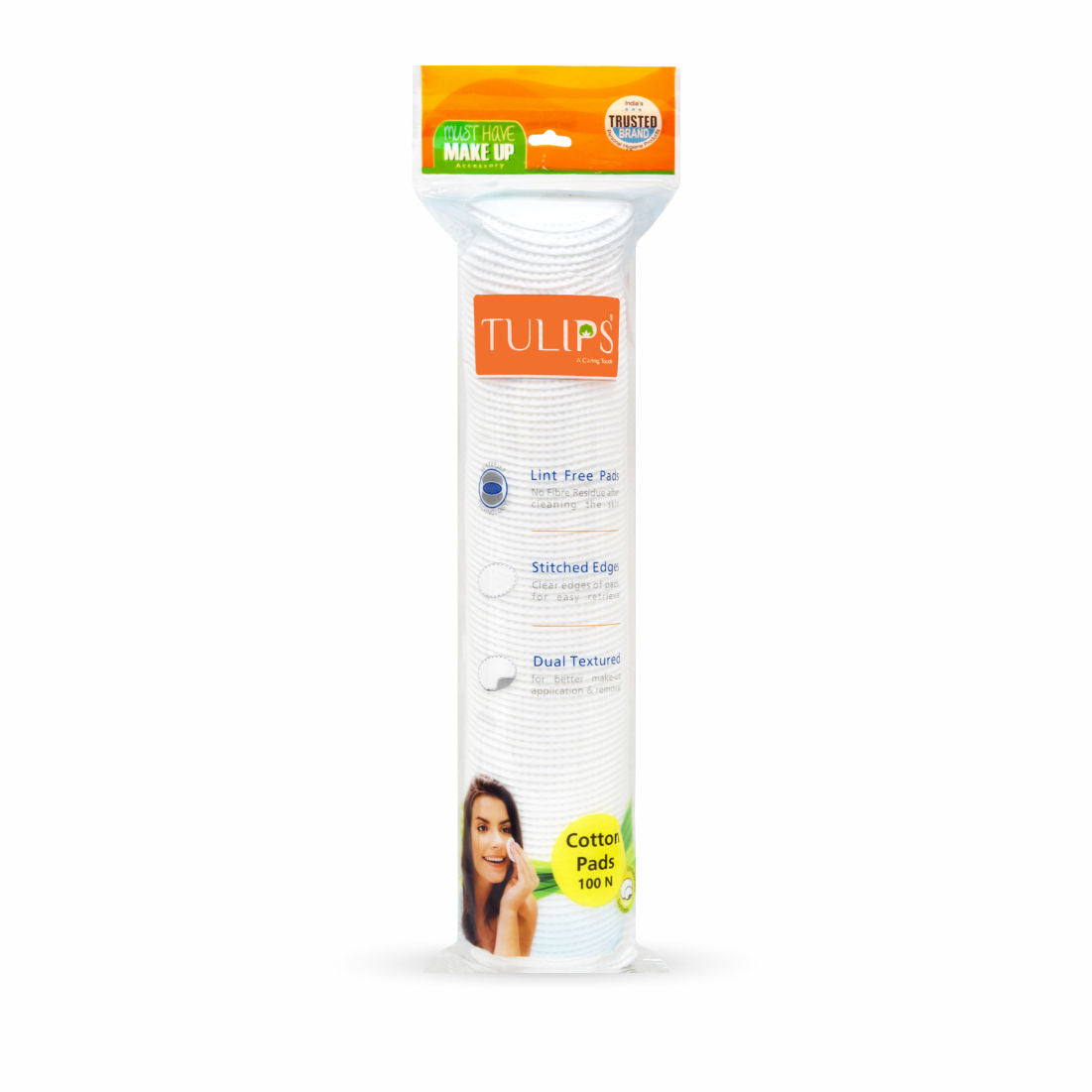 100 Round Facial Cotton Pads For Applying & Removing Makeup - Sensitive Skin
