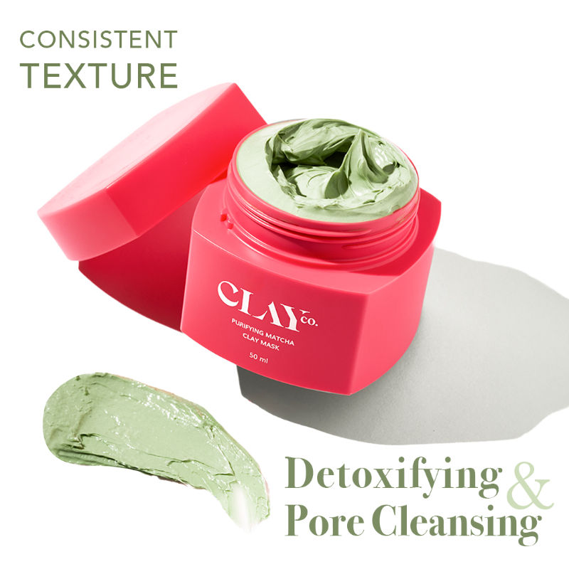 Purifying Matcha Clay Mask - Reduce Acne, Hydrate & Unclog Pores