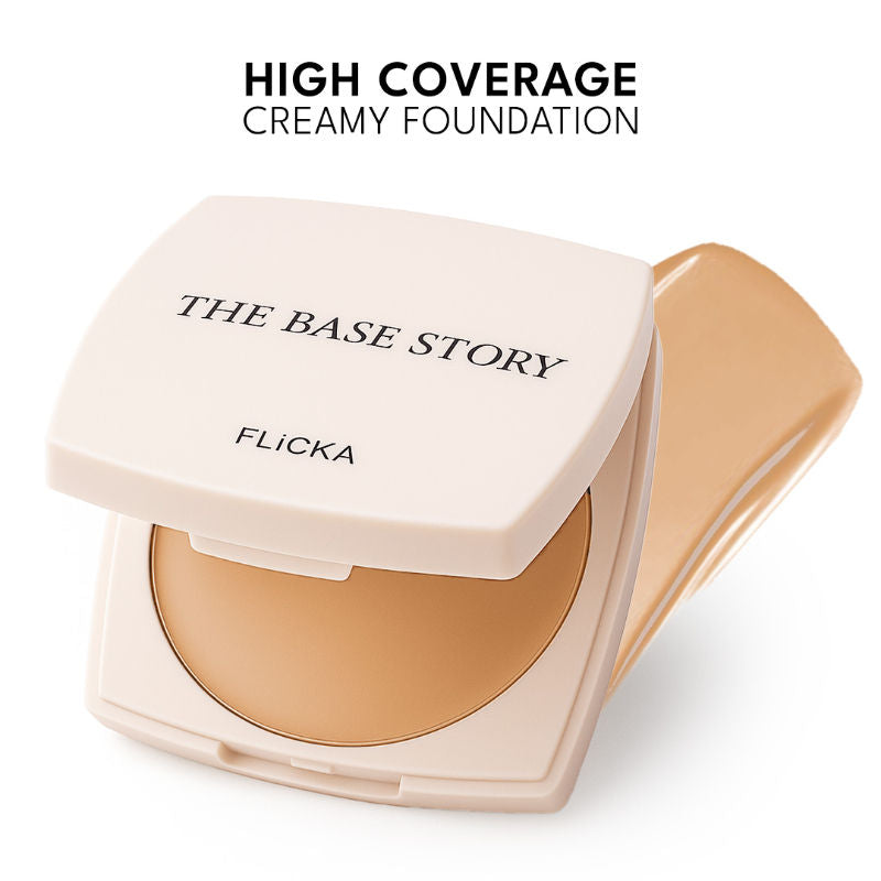 The Base Story Foundation High Coverage Satin Matte Finish Lightweight Waterproof - 04 Walnut