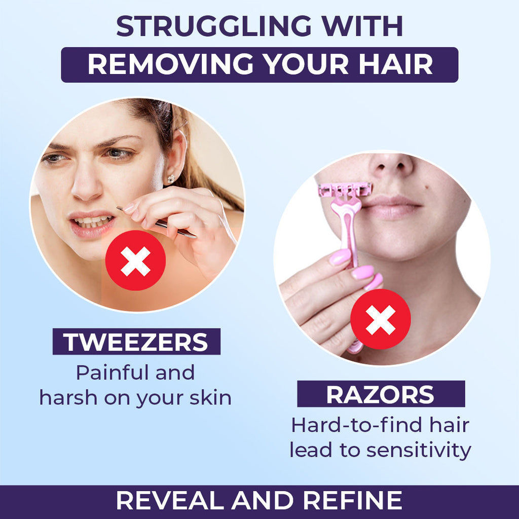 Hair Identifier Spray, Pre-Shave Spray For Women, Reveals Fine Hair For Close Shave