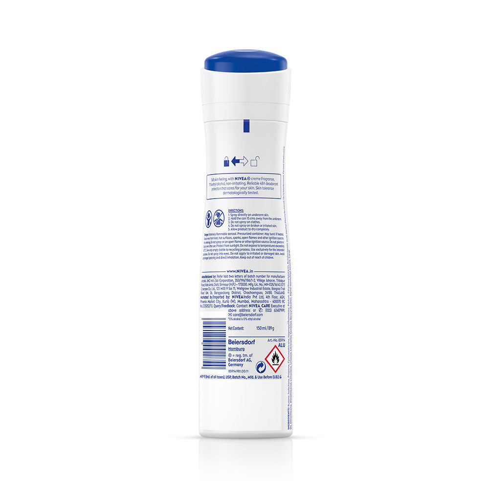 WoMEN Deodorant, Protect & Care, Non-Irritating & 48h Protection with NIVEA Creme Fragrance