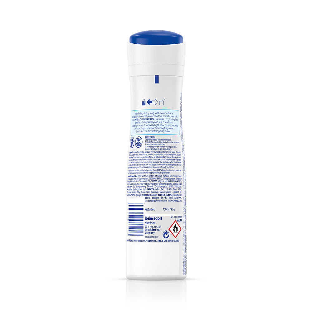 Women Deodorant, Fresh Natural, Long Lasting Freshness & 48h Protection