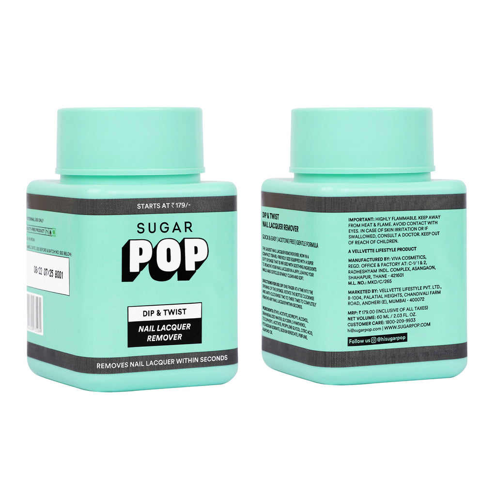 Dip & Twist Nail Lacquer Remover