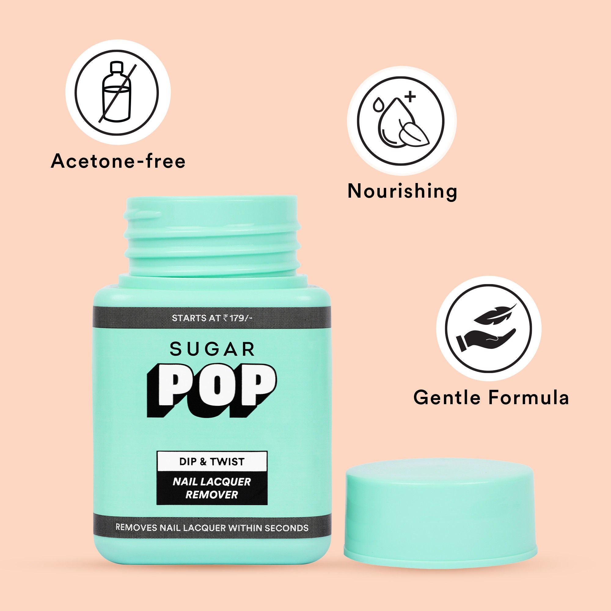 Dip & Twist Nail Lacquer Remover