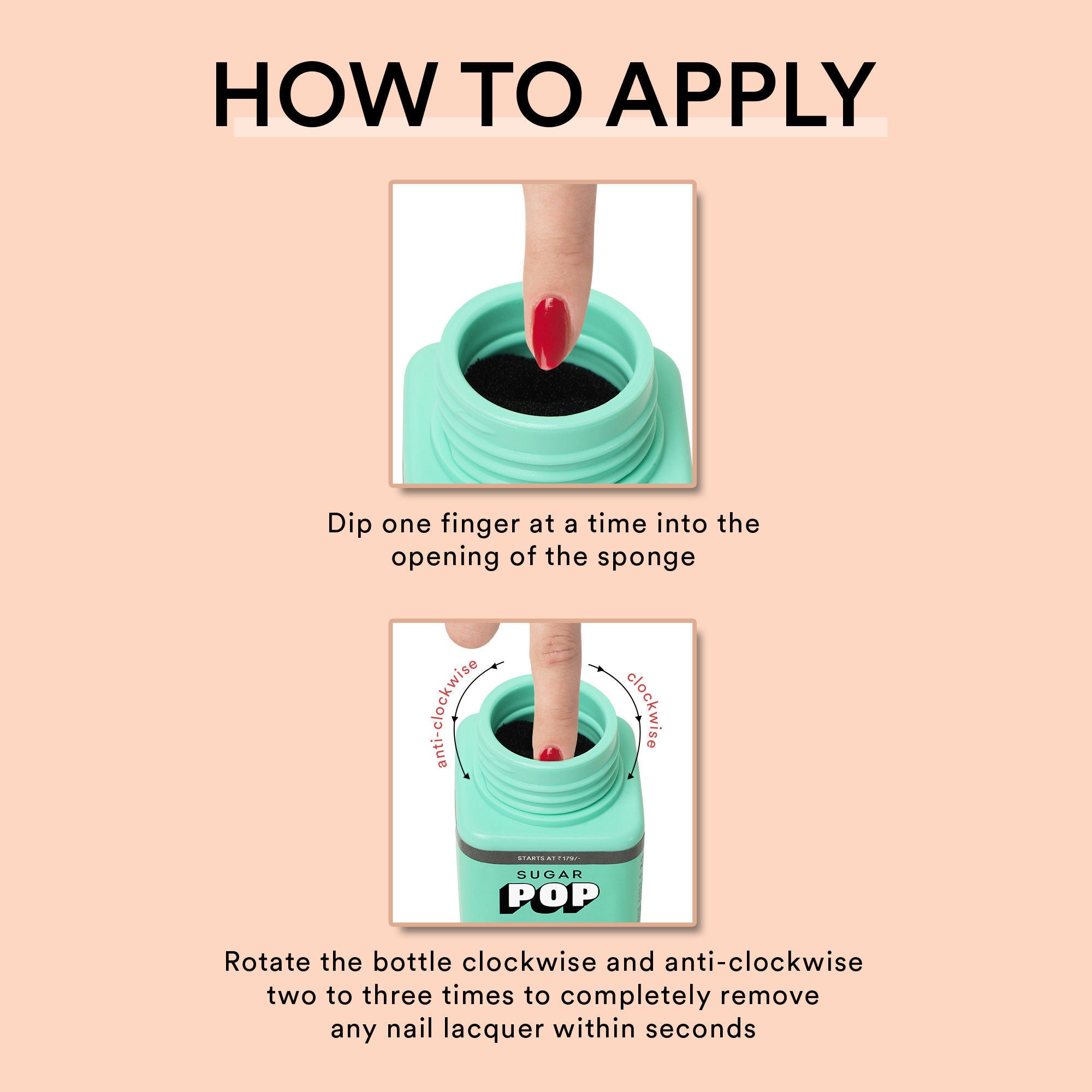 Dip & Twist Nail Lacquer Remover