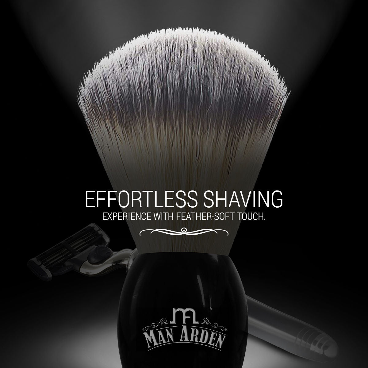 Premium Shaving Brush With Extra Soft Bristles