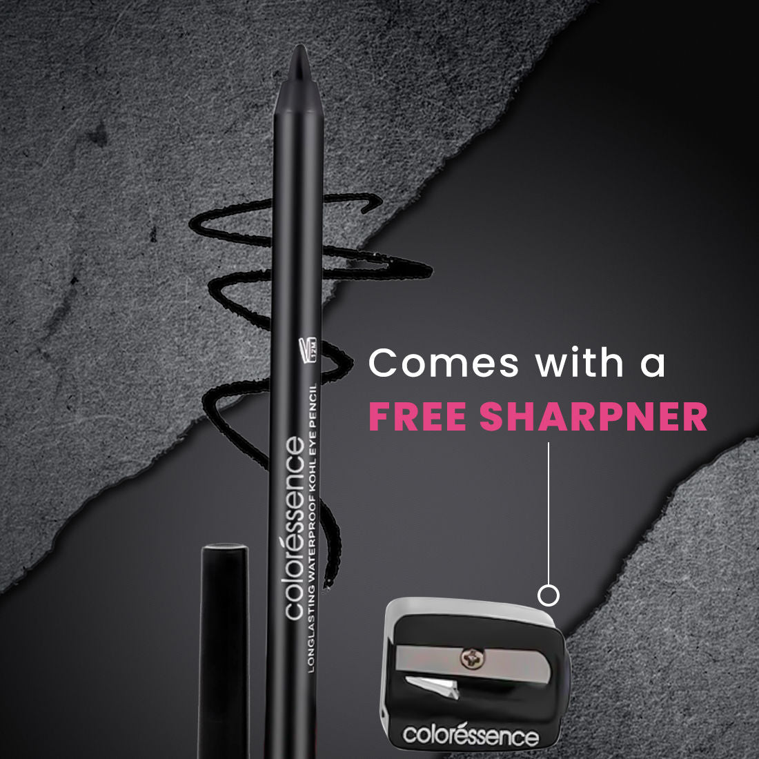 HD Kohl Charisma Kajal Pencil - Black