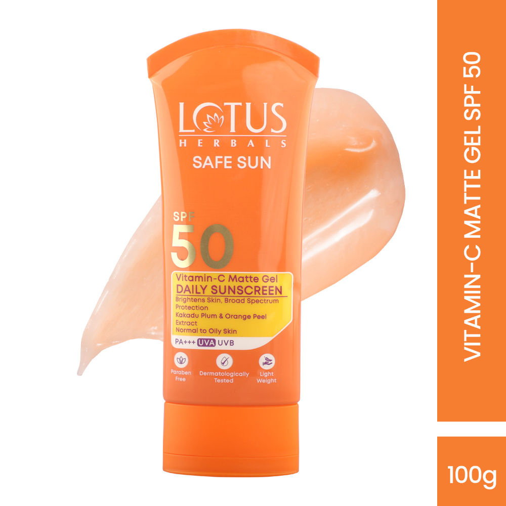 Safe Sun Vitamin C Matte Gel Daily Sunscreen SPF 50