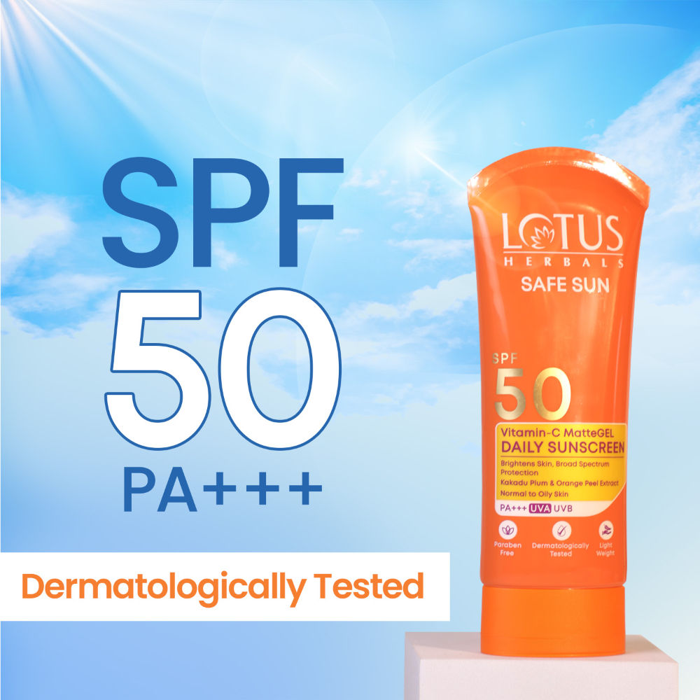 Safe Sun Vitamin C Matte Gel Daily Sunscreen SPF 50