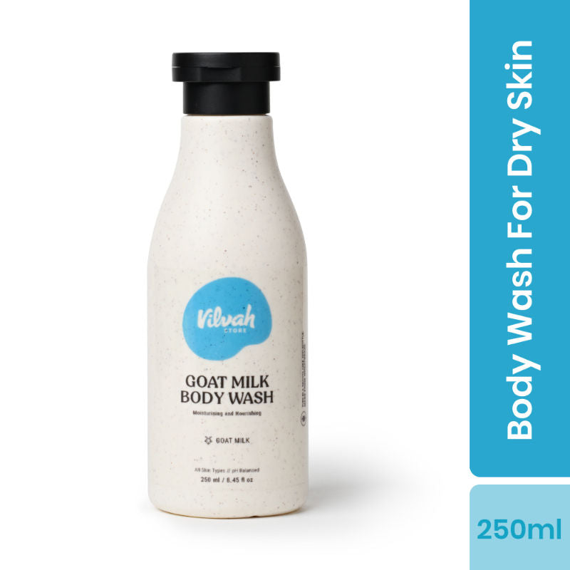 Goat Milk Body Wash For Deep Cleansing, Pore Care & Skin Nourishment