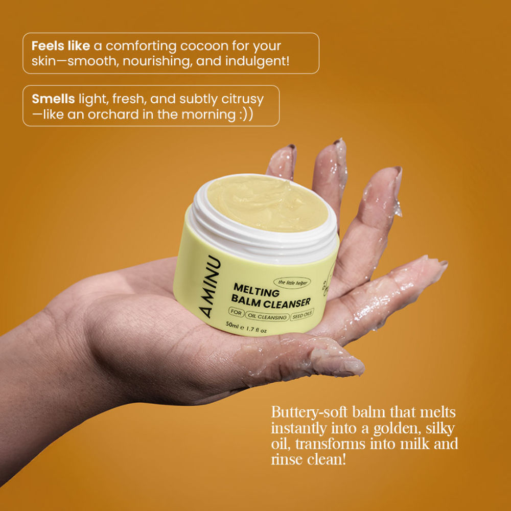 Melting Balm Cleanser - Oil-based Cleanser & Makeup Remover that does not sting the eye