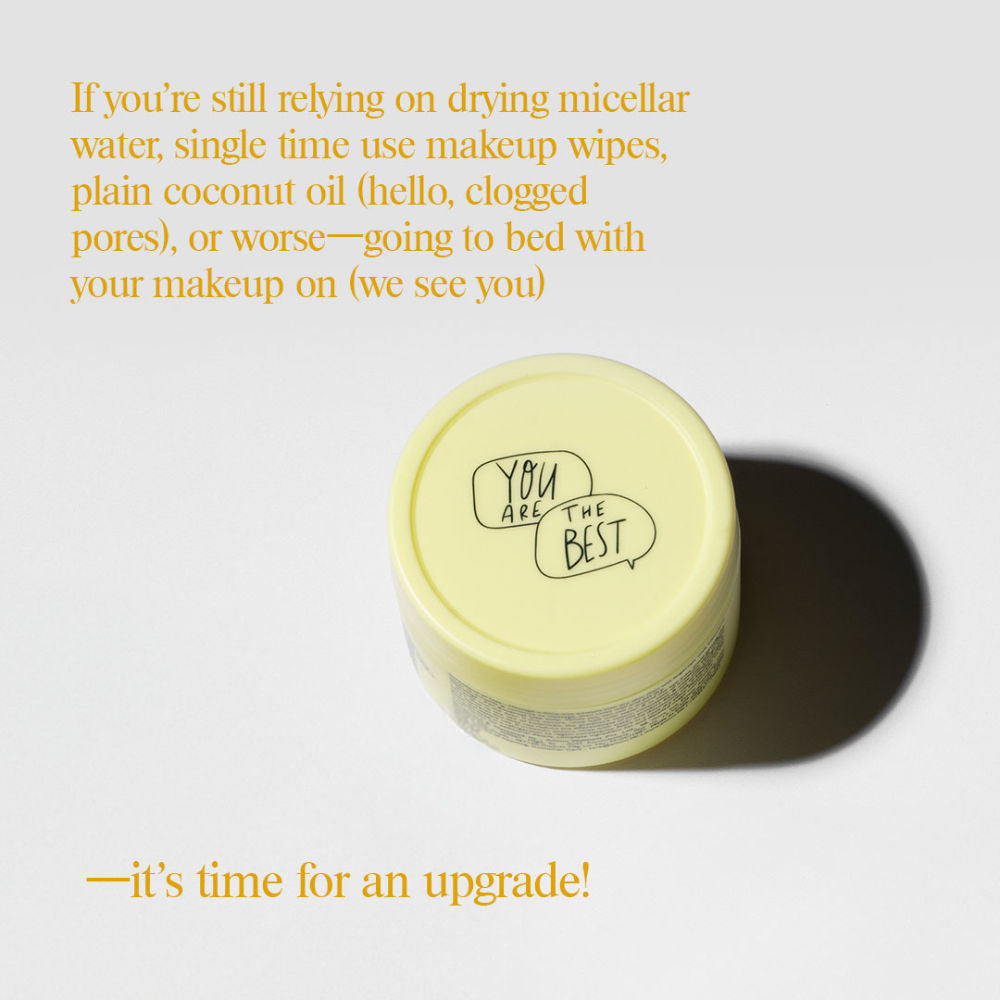 Melting Balm Cleanser - Oil-based Cleanser & Makeup Remover that does not sting the eye