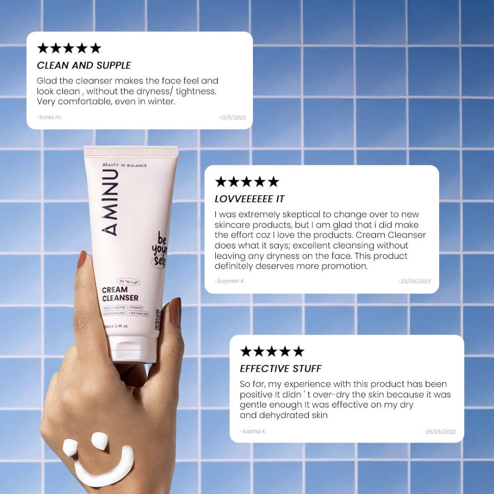 Cream Cleanser for Hydration, Barrier Care & Mature-Sensitive Skin Ceramides + Olive Squalane