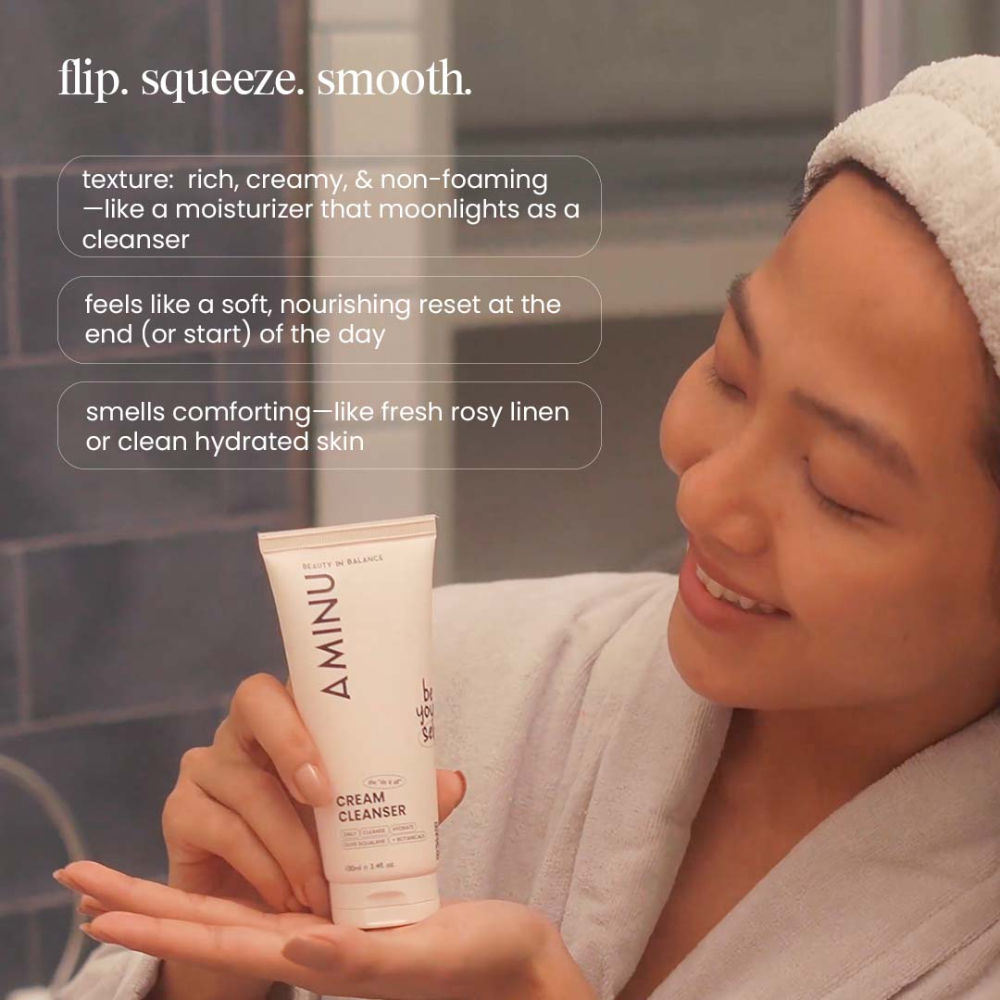 Cream Cleanser for Hydration, Barrier Care & Mature-Sensitive Skin Ceramides + Olive Squalane