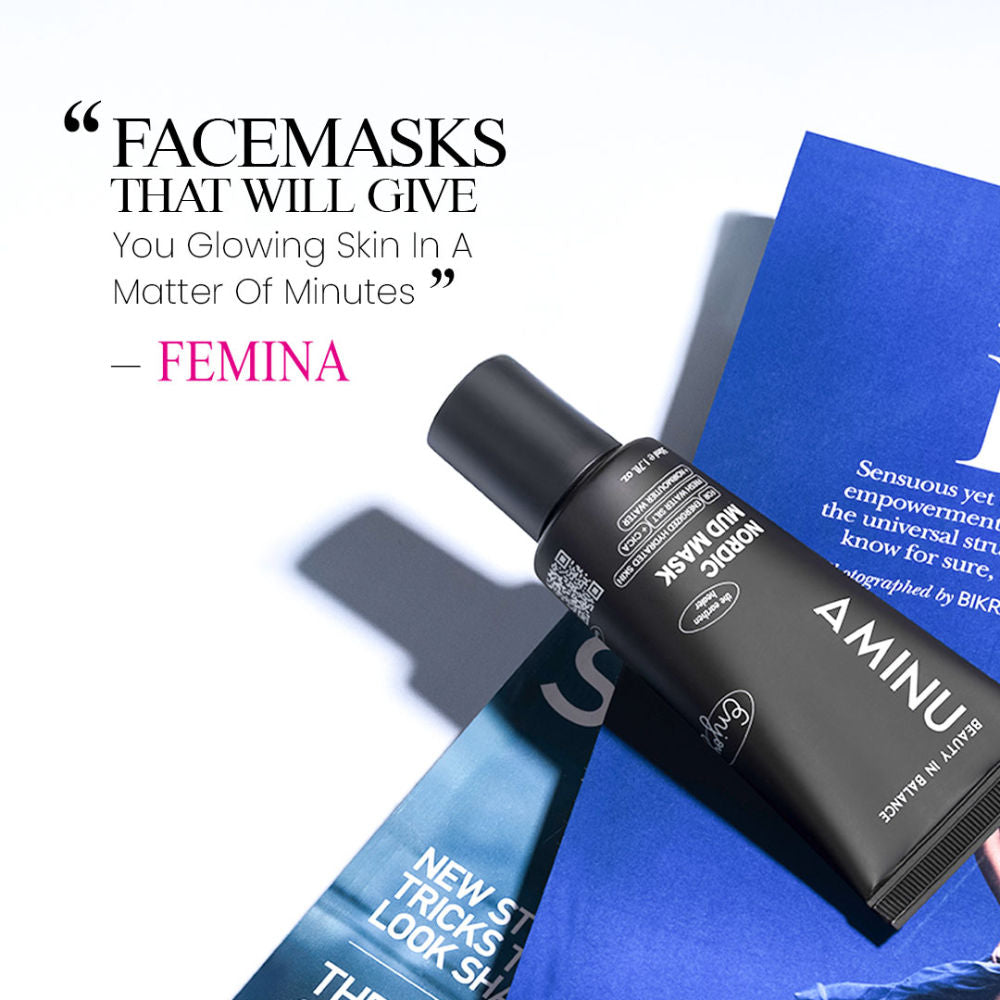 Nordic Mud Mask Brightening & Firming Mask for Tighter, Smoother Skin – Peat & Silt Mineral Power