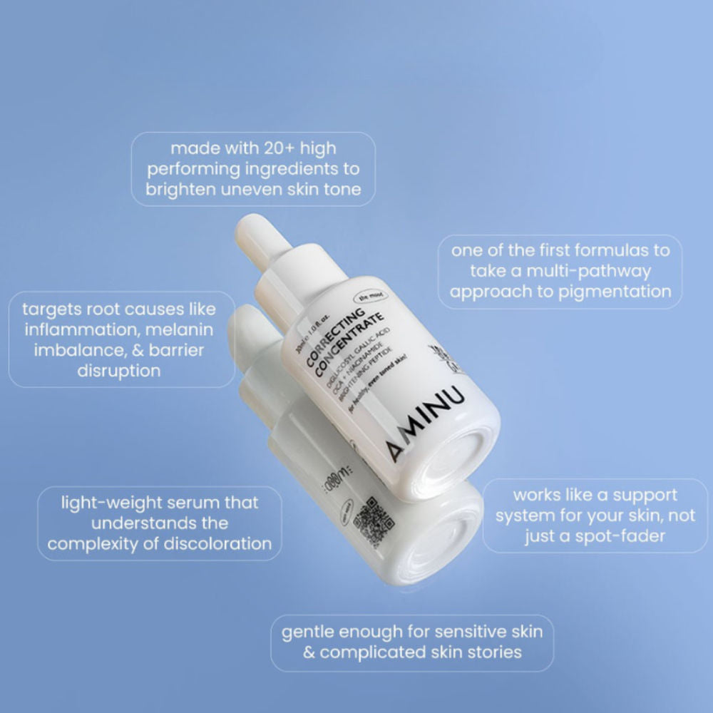 Correcting Concentrate – Treats Hyperpigmented Skin & Uneven Tone – Azelaic Acid, Niacinamide, Cica