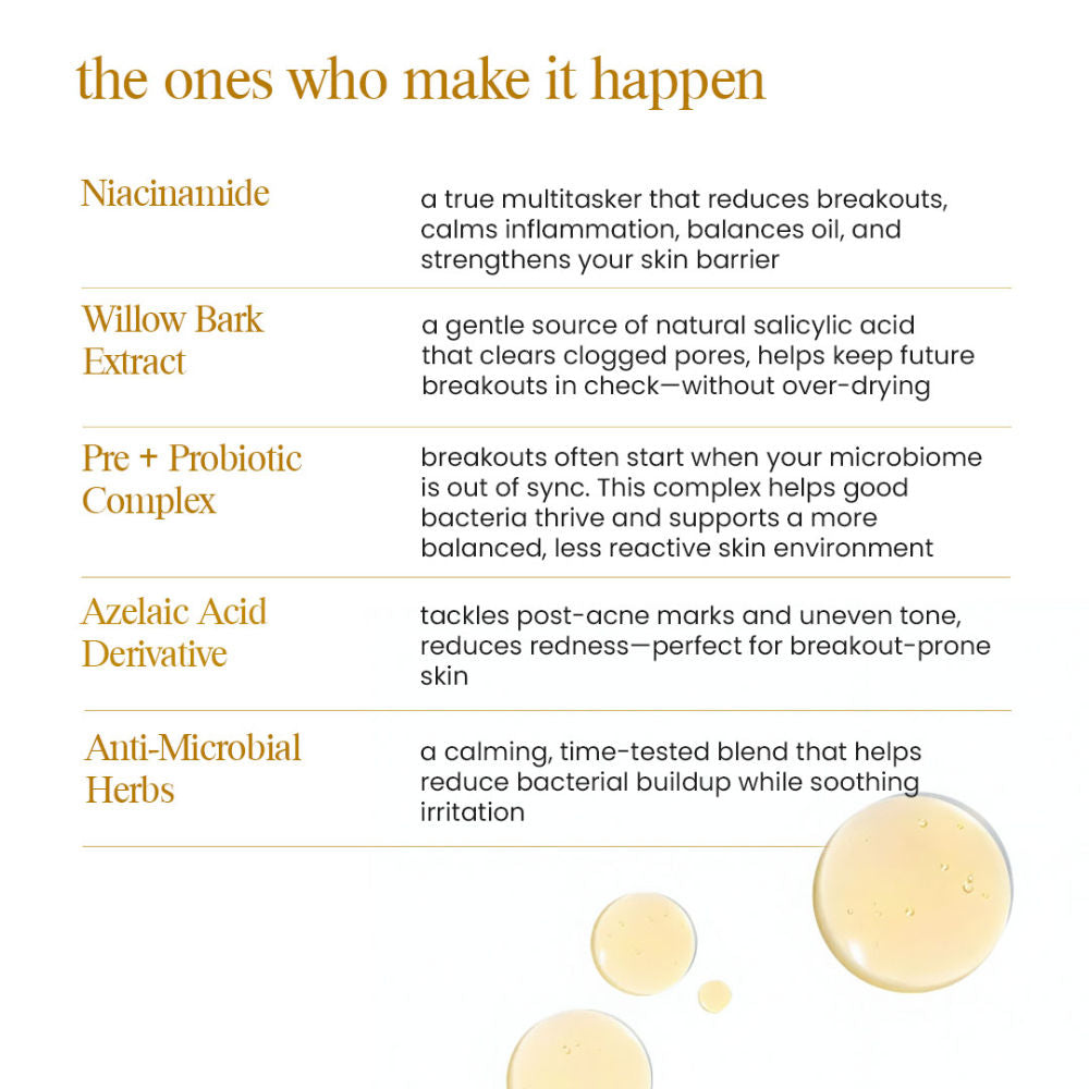 Clarifying Concentrate – Unclogs Pores, Controls Oil, Reduces Breakouts, Fades Acne Spots