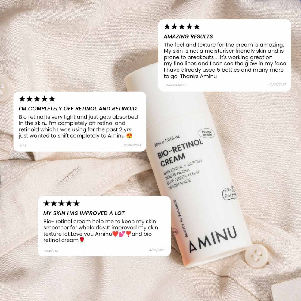BioRetinol Cream-Bakuchiol + Niacinamide + Ectoin to renew skin,strengthen barrier,fight aging