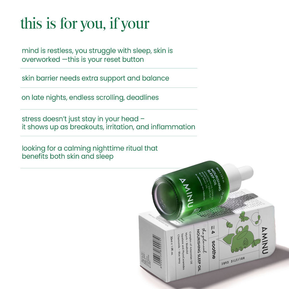 Nourishing Sleep Oil Overnight Repair for Redness, Breakouts, Sensitivity & Irritation