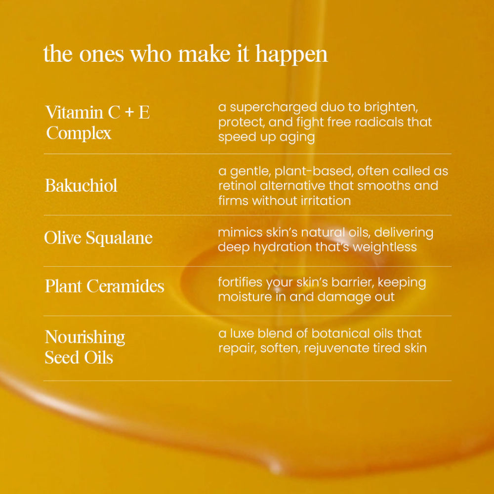Vit C Body Oil for Brightening, Dryness, Uneven Tone & Texture, Dullness – Non-greasy, Nourishing